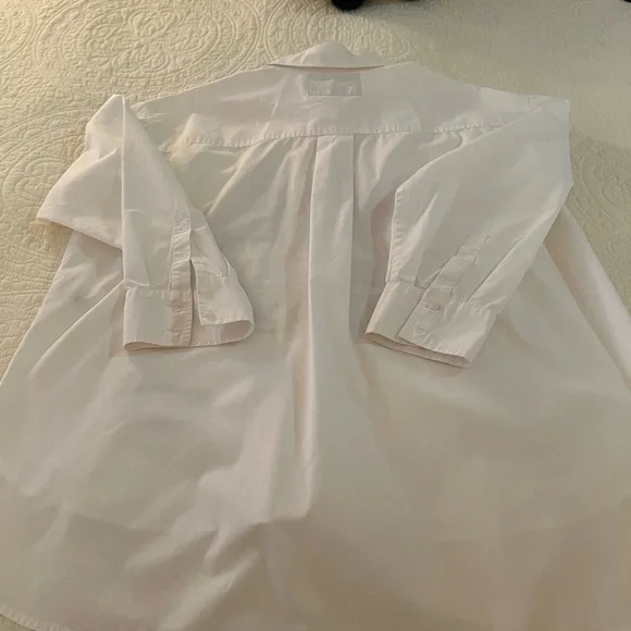 White Graphic Woman’s Blouse - Picture 3 of 5